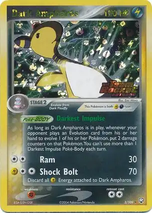Dark Ampharos 2/109 EX Team Rocket Returns