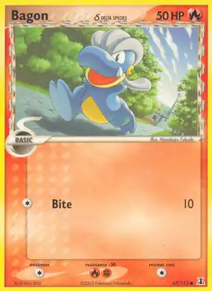 Bagon 57/113 EX Delta Species