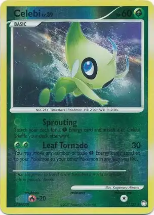 Celebi 7/123 Mysterious Treasures