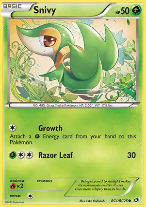 Snivy RC1/RC25 Legendary Treasures