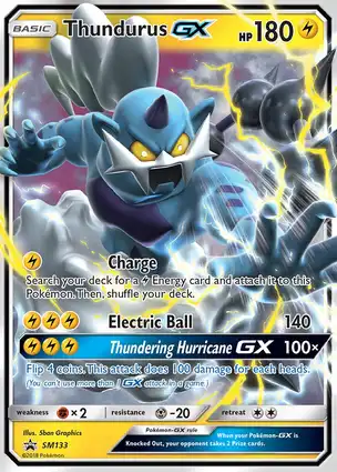 Thundurus GX SM133 Sun & Moon Promos