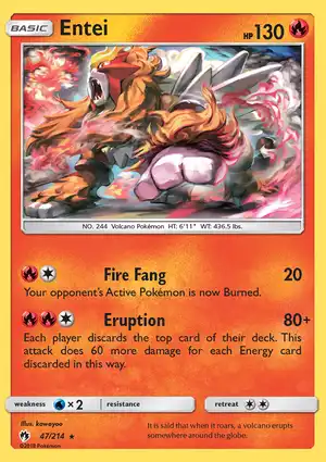 Entei 47/214 Lost Thunder