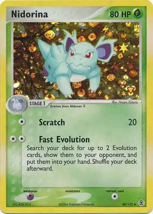 Nidorina 40/112 EX FireRed & LeafGreen