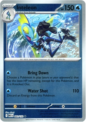 Inteleon 041/132 Mega Evolution
