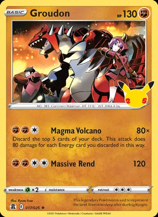 Groudon 017/025 Celebrations