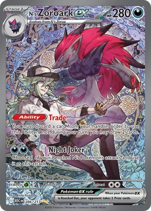 N's Zoroark ex 286/217 Ascended Heroes