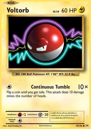 Voltorb 39/108 Evolutions