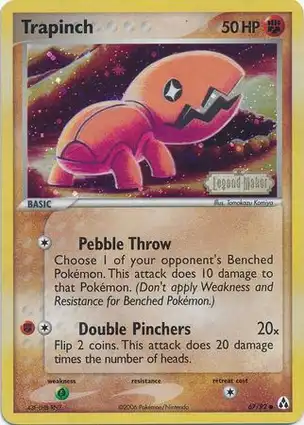 Trapinch 67/92 EX Legend Maker