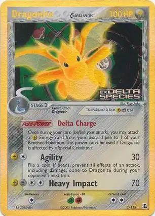 Dragonite 3/113 EX Delta Species