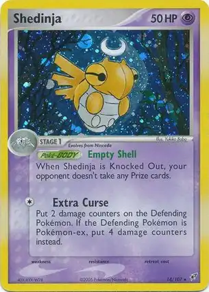 Shedinja 14/107 EX Deoxys