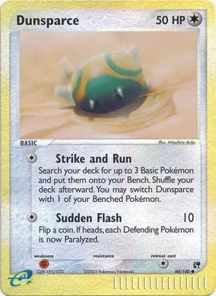 Dunsparce 60/100 EX Sandstorm