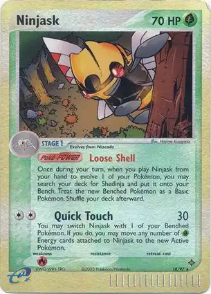 Ninjask 18/97 EX Dragon
