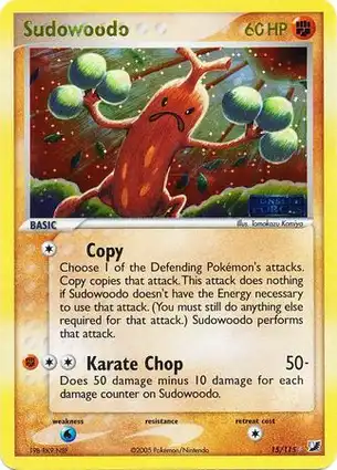 Sudowoodo 15/115 EX Unseen Forces