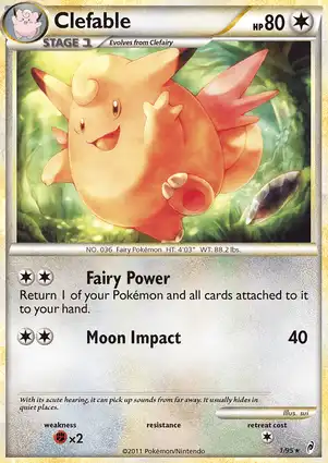 Clefable 1/95 Call of Legends
