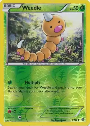 Weedle 1/160 Primal Clash
