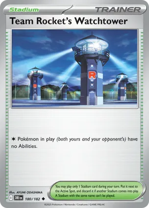 Team Rocket's Watchtower 180/182 Destined Rivals
