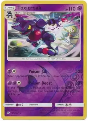Toxicroak 55/147 Burning Shadows