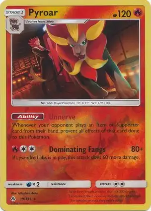 Pyroar 19/131 Forbidden Light