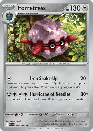 Forretress 140/182 Destined Rivals
