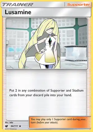 Lusamine 96/111 Crimson Invasion