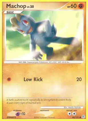 Machop 86/130 Diamond & Pearl