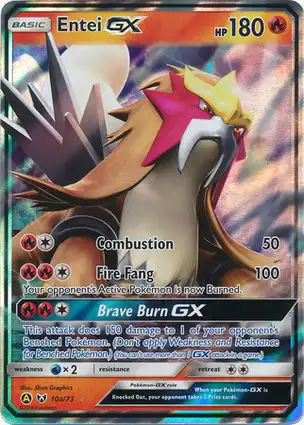 Entei-GX 10/73 Shining Legends