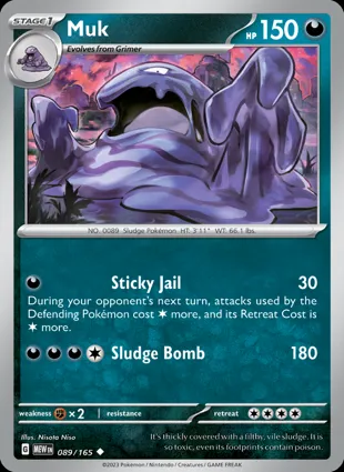 Muk 089/165 Scarlet & Violet 151