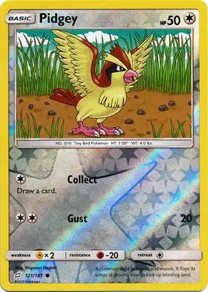 Pidgey 121/181 Team Up