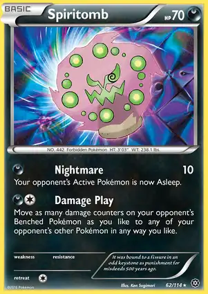 Spiritomb 62/114 Steam Siege