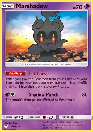 Marshadow 45/73 Shining Legends