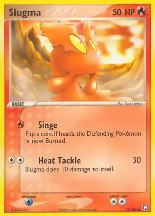 Slugma 77/109 EX Team Rocket Returns