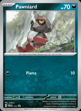 Pawniard 111 Scarlet & Violet Promos