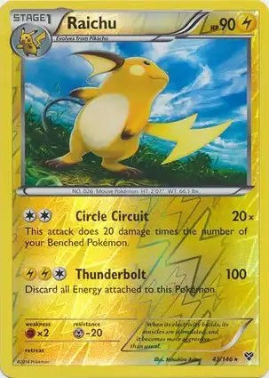 Raichu 43/146 XY