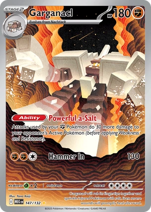 Garganacl 147/132 Mega Evolution