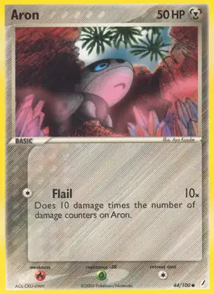 Aron 44/100 EX Crystal Guardians