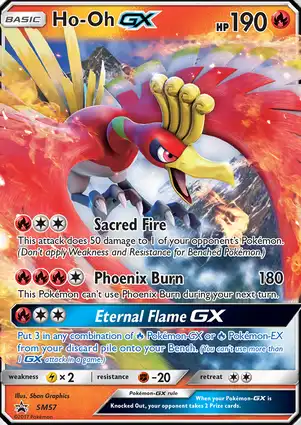 Ho-Oh GX SM57 Sun & Moon Promos