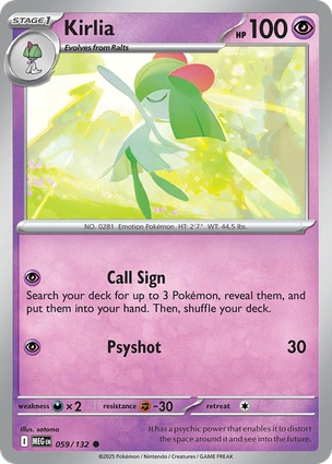 Kirlia 059/132 Mega Evolution