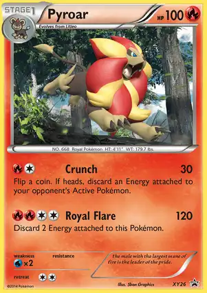 Pyroar XY26 XY Promos