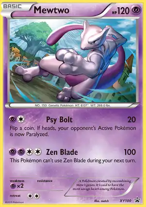 Mewtwo XY100 XY Promos