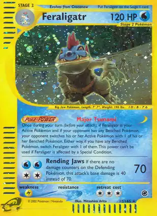 Feraligatr 12/165 Expedition Base Set