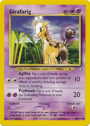 Girafarig 58/111 Neo Genesis
