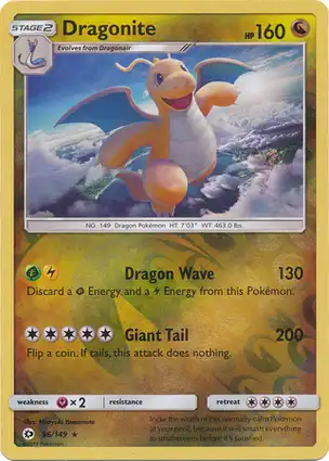 Dragonite 96/149 Sun & Moon