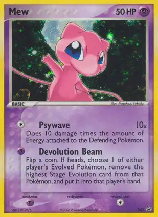 Mew 040 EX Nintendo Promos
