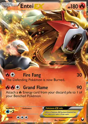 Entei-EX 13/108 Dark Explorers
