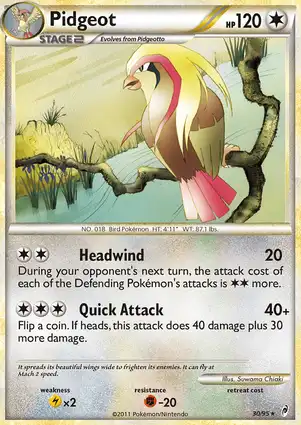 Pidgeot 30/95 Call of Legends