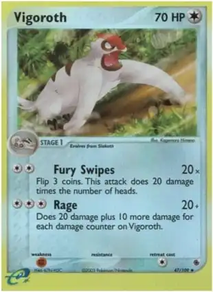 Vigoroth 47/109 EX Ruby & Sapphire