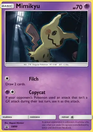 Mimikyu SM99 Sun & Moon Promos