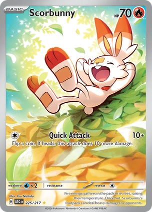 Scorbunny 225/217 Ascended Heroes