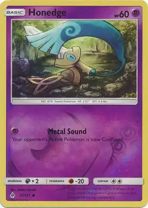 Honedge 47/131 Forbidden Light