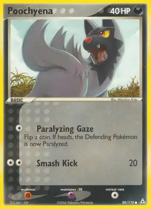 Poochyena 80/110 EX Holon Phantoms